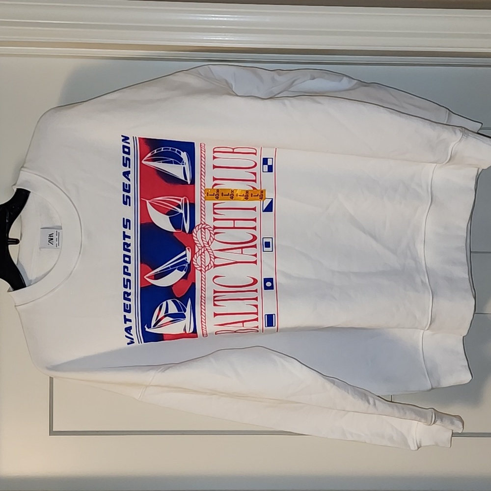 Brand new Zara mens crewneck shirt